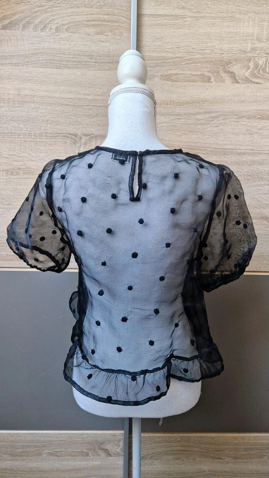 Blusa corta transparente con lunares Pimkie Talla 40/42 – photo 4